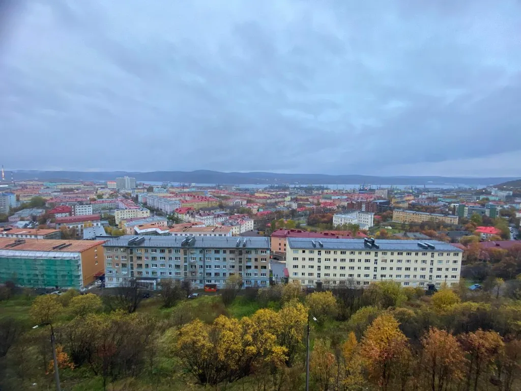 1-комнатная квартира с красивым видом на город, залив и горы