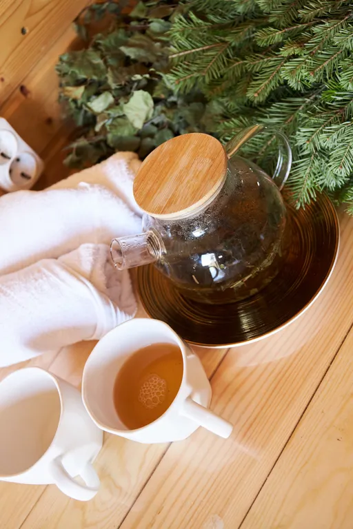 Уютный дом с баней и чаном