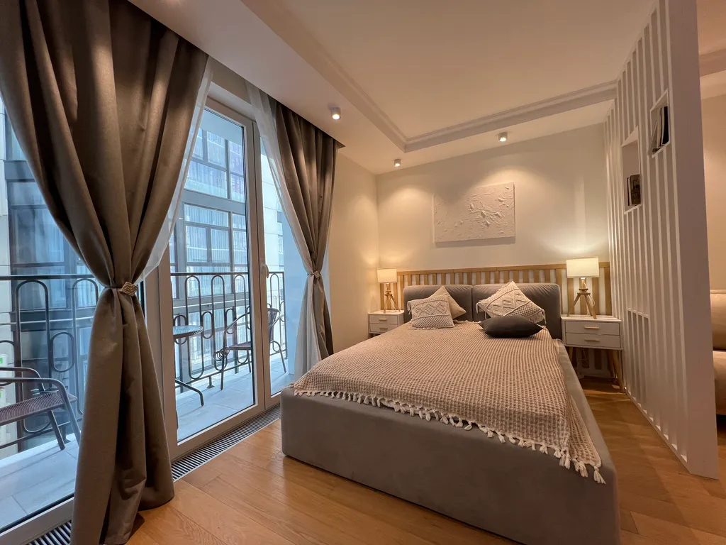 Апартаменты с видом на море у пляжа, первая линия, сапборд включен