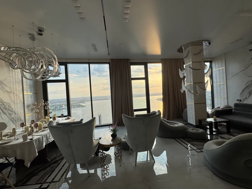 Небо22, номер в Пентхаусе с самым роскошным видом в центре