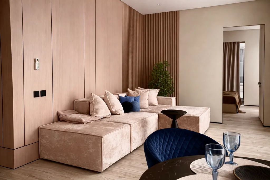 Квартира Дизайнерская квартира с видом на Сити — Москва