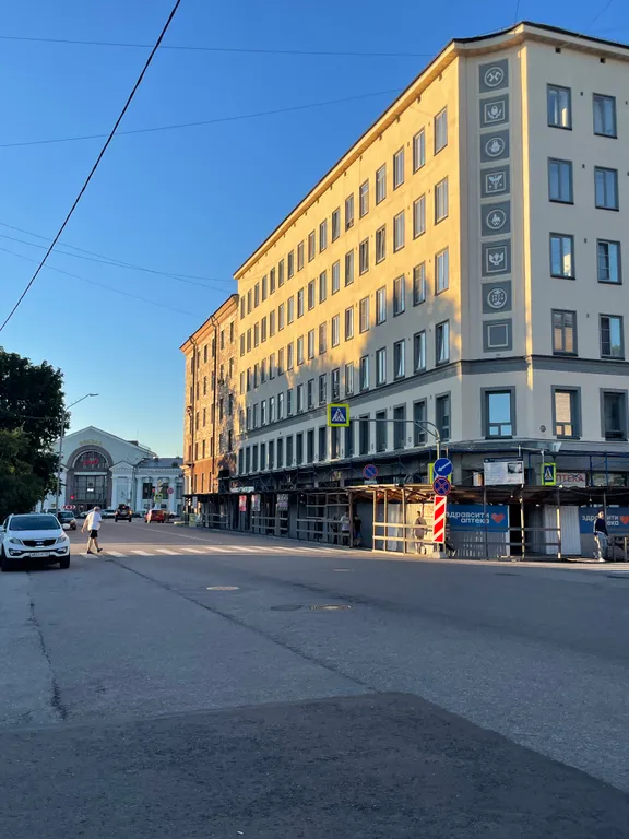 Квартира Квартира Уютная студия в самом центре города и в 2-х минутах от ж/д вокзала — Выборг