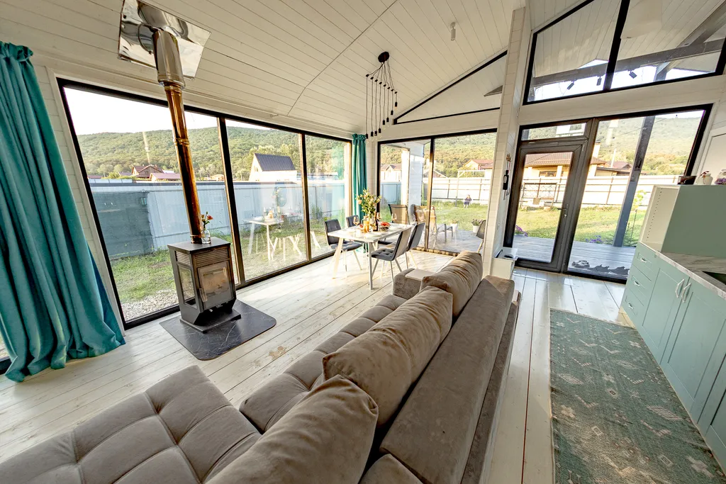 Коттедж Дом у горной реки в окружении гор — Горячий Ключ