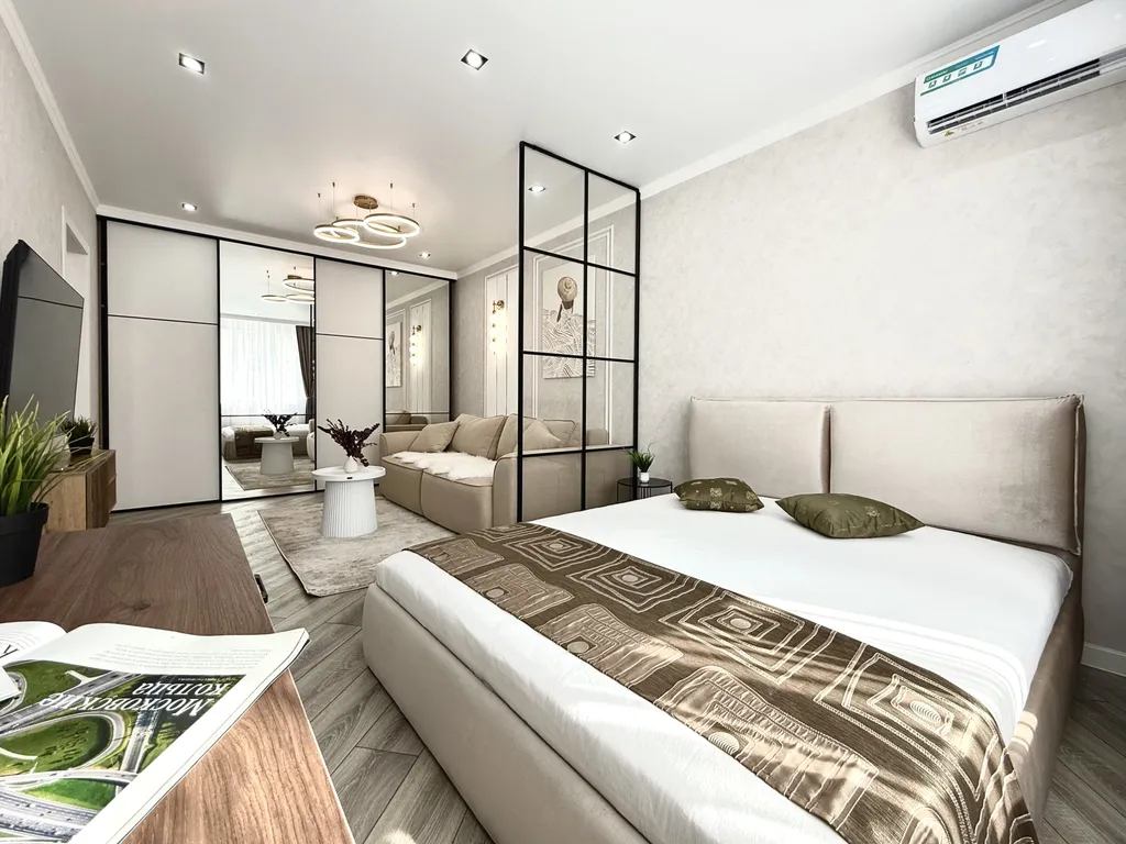 1-комнатная квартира (рядом Город Еды, Фермер Базар, ТЦ Окей ОДКБ)