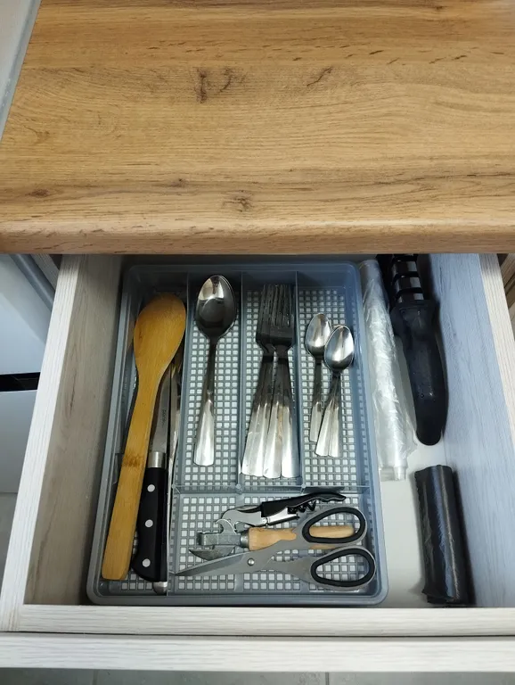 Яркая оранжевая квартира