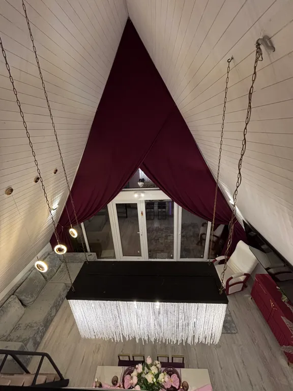 Коттедж Уютный A-frame «Облака» с видом на горы — Гостагаевская