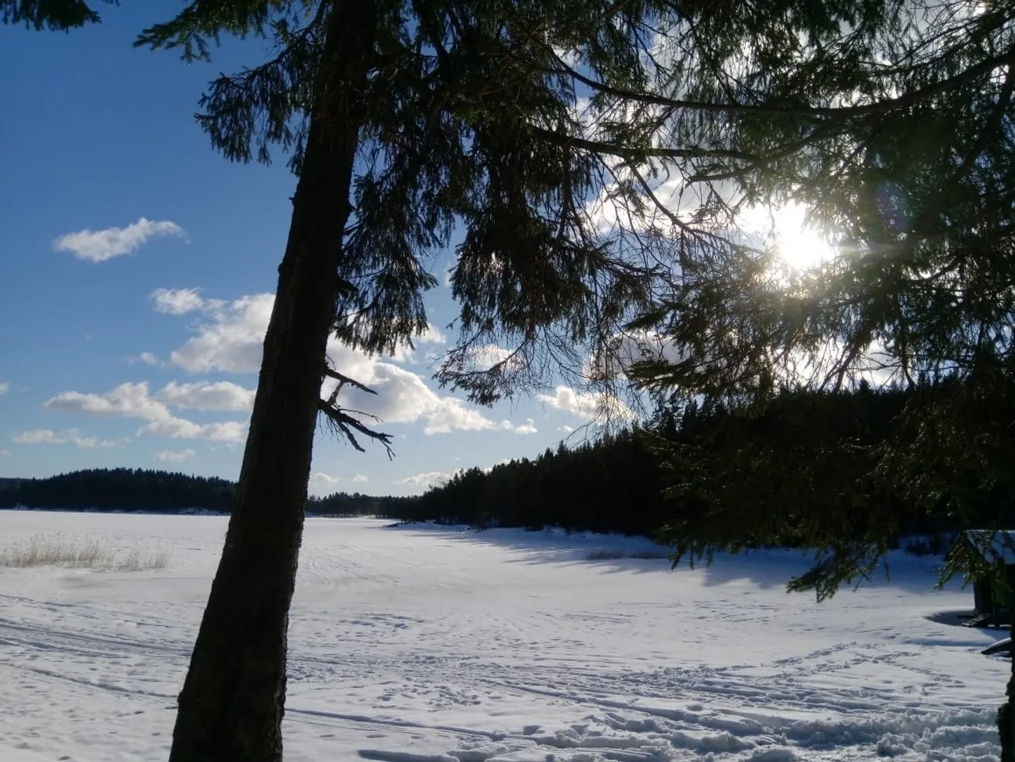 Ладожское озеро зимой, в 400м от дома по хорошей дороге