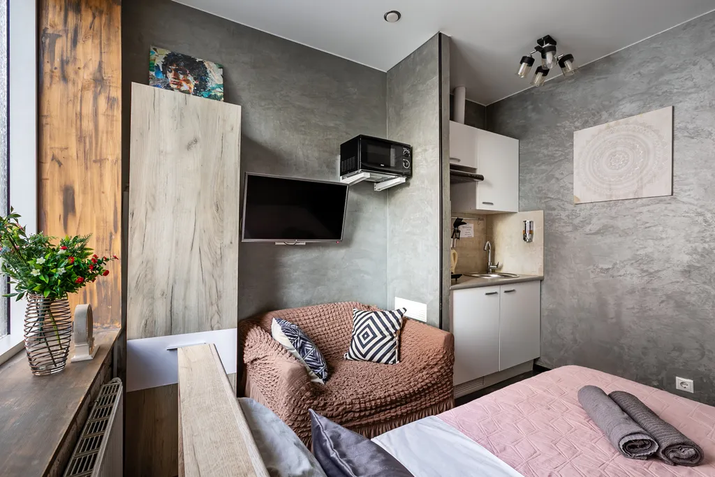 Квартира Квартира MaxRealty24 Студия рядом с метро Нижегородская — Москва