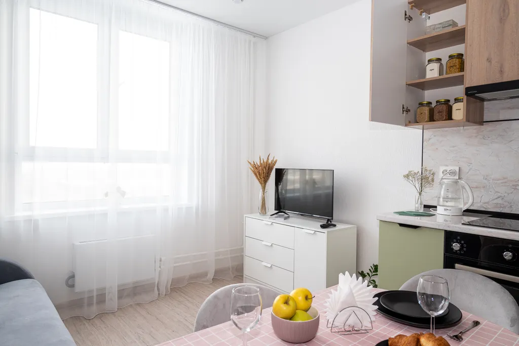 Уютная евро-2 квартира с видом на две реки