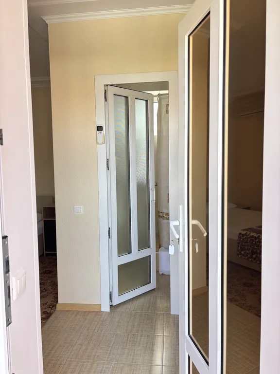 Квартира Квартира Стандарт на 2-3 гостя с удобствами, балкон, вид на сад — Анапа