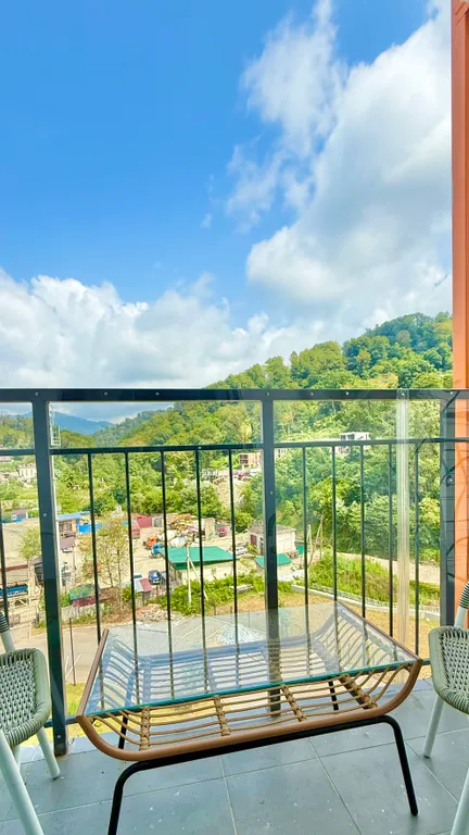 Апартаменты с видом на горы с двумя отдельными спальнями