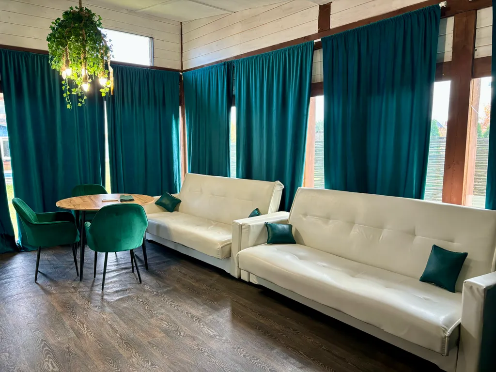 Фахверковый дом Сикрет баунти с баней и фурако