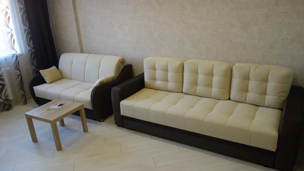 Красивый панорамный вид на закат с 23 этажа