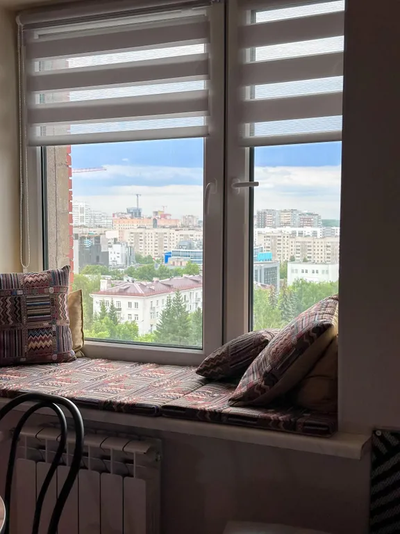 Квартира Квартира Уютная студия в центре с видом на город — Уфа