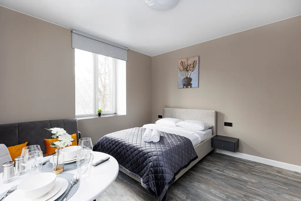 Квартира Квартира Дизайнерская студия на западе Москвы — Москва