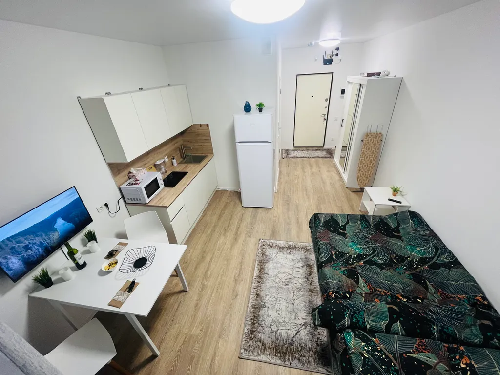 Видовая однокомнатная квартира студия