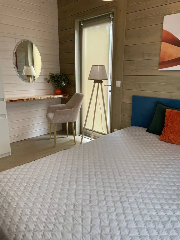 Дом с банным чаном в лесу