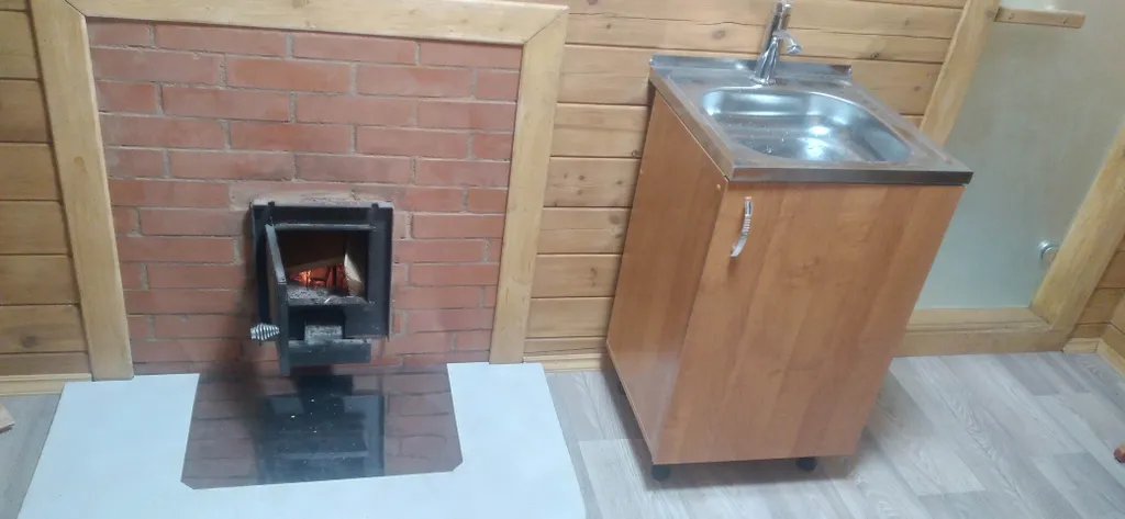 Уютный домик Островок с баней на дровах