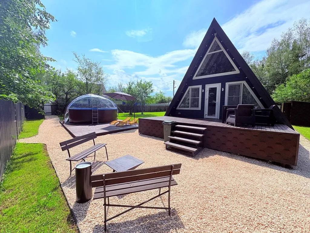 A-Frame у леса в ближайшем Подмосковье