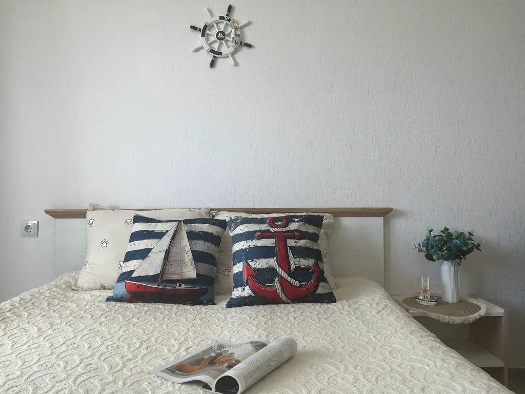 Светлая квартира с видом на закат в современном ЖК Геометрия