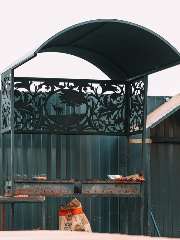 Барнхаус с баней и банным чаном