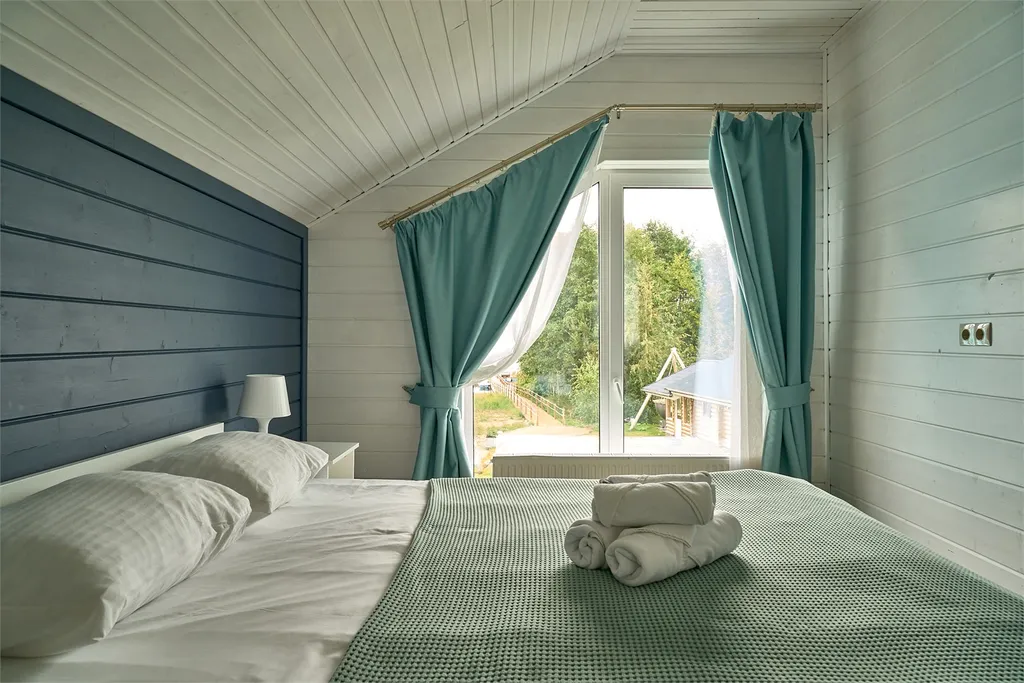 Коттедж с террасой и уличным джакузи