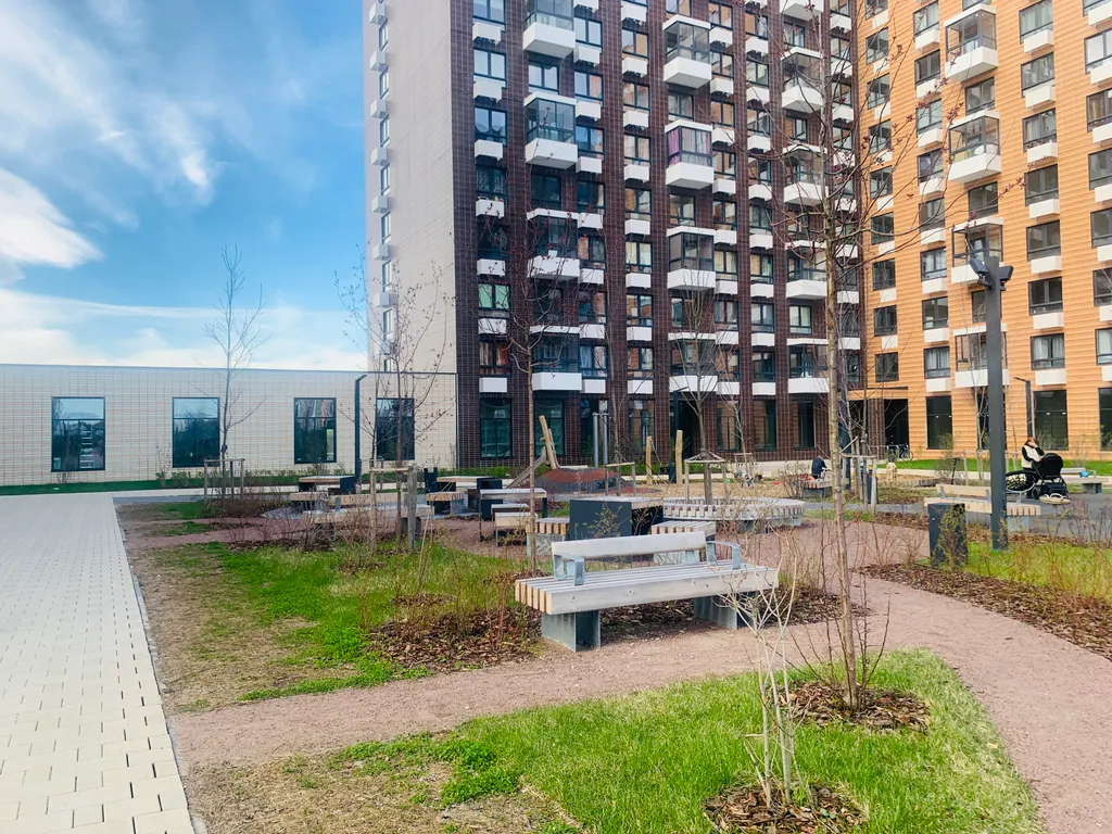 Студия с видом на закат