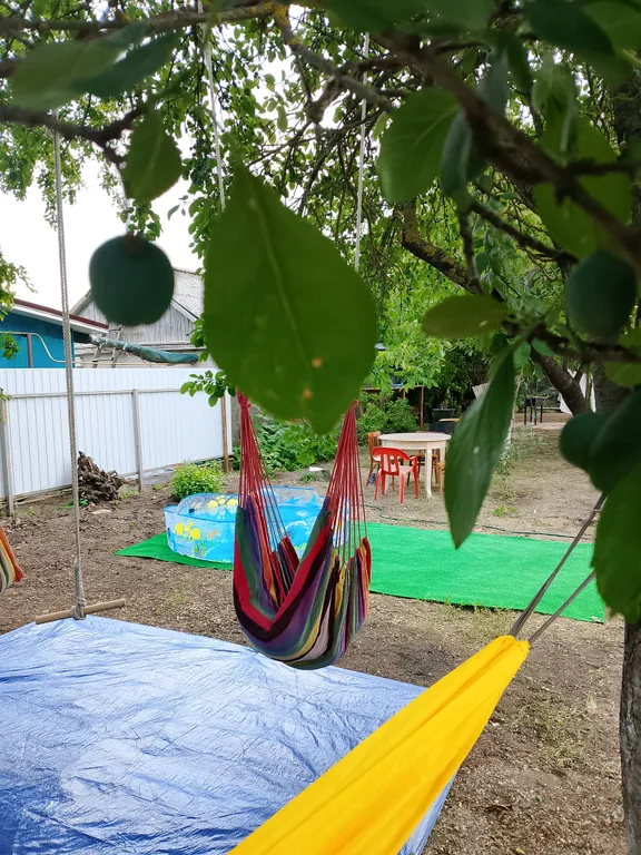 Уютный номер с большим двором