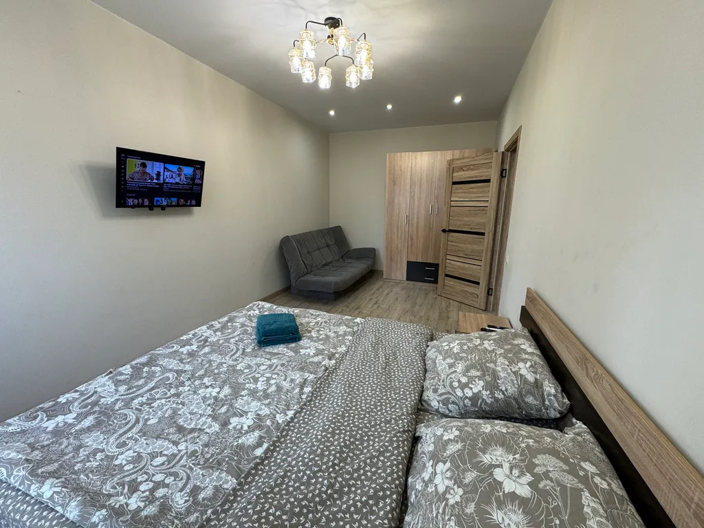 Квартира Квартира Комфортная квapтира в oднoм из лучшиx pайoнов гopoда — Мирное