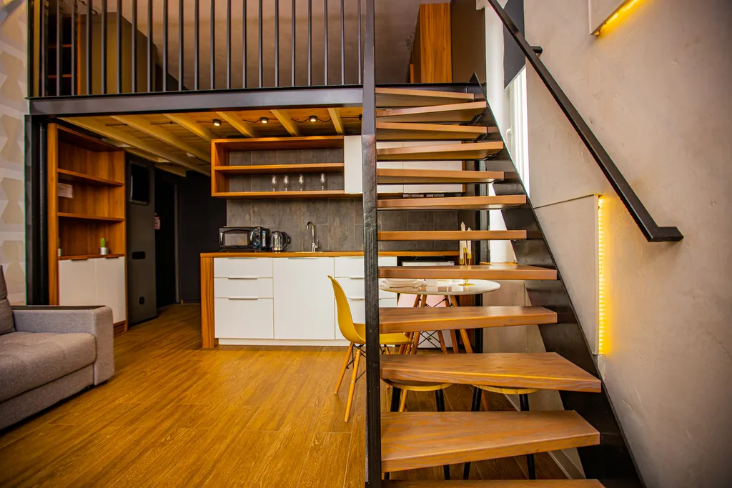 Квартира Апартаменты двухуровневые с кухней до 5 гостей — Сириус