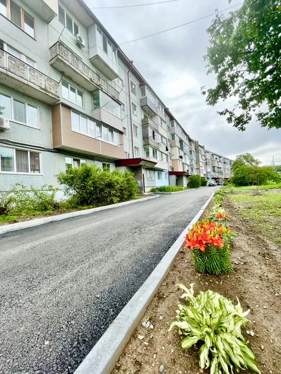 Квартира в центре посёлка Врангель с видом на море