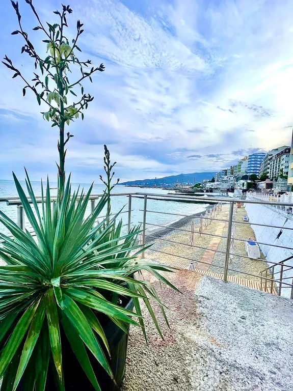 Уютная  2-х комнатная студия на берегу моря