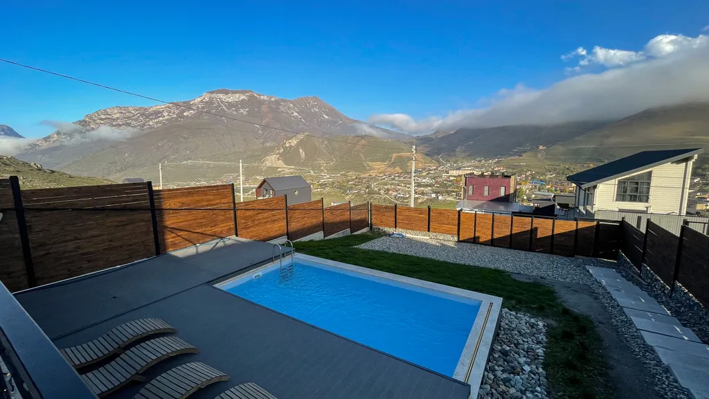 Дом с панорамным видом в горах Северной Осетии