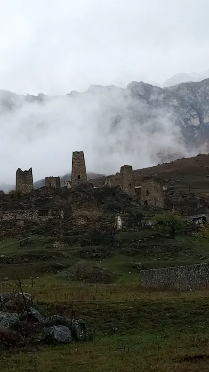 Дом с баней в горах Осетии