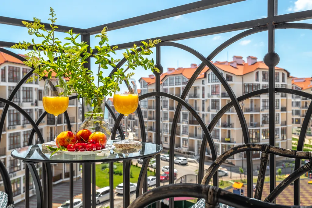 Квартира Квартира Апартамент Свежесть с видом на море — Геленджик