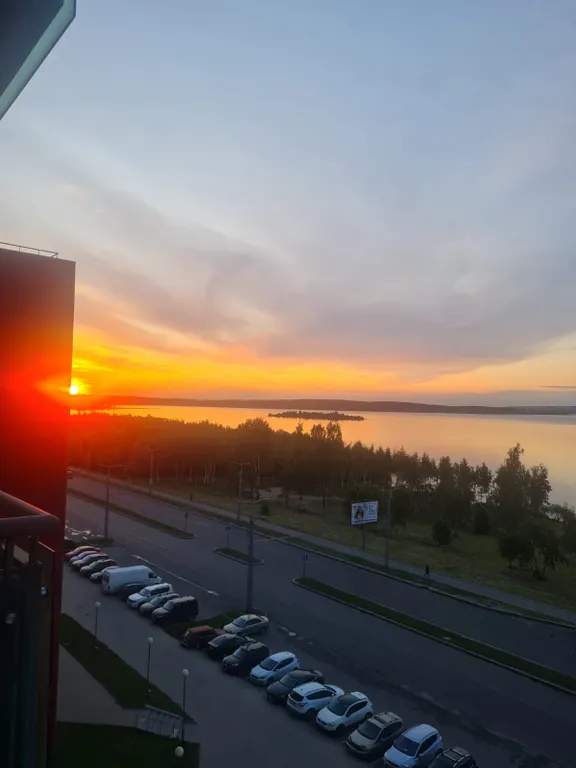 Евродвушка с видом на Онежское озеро