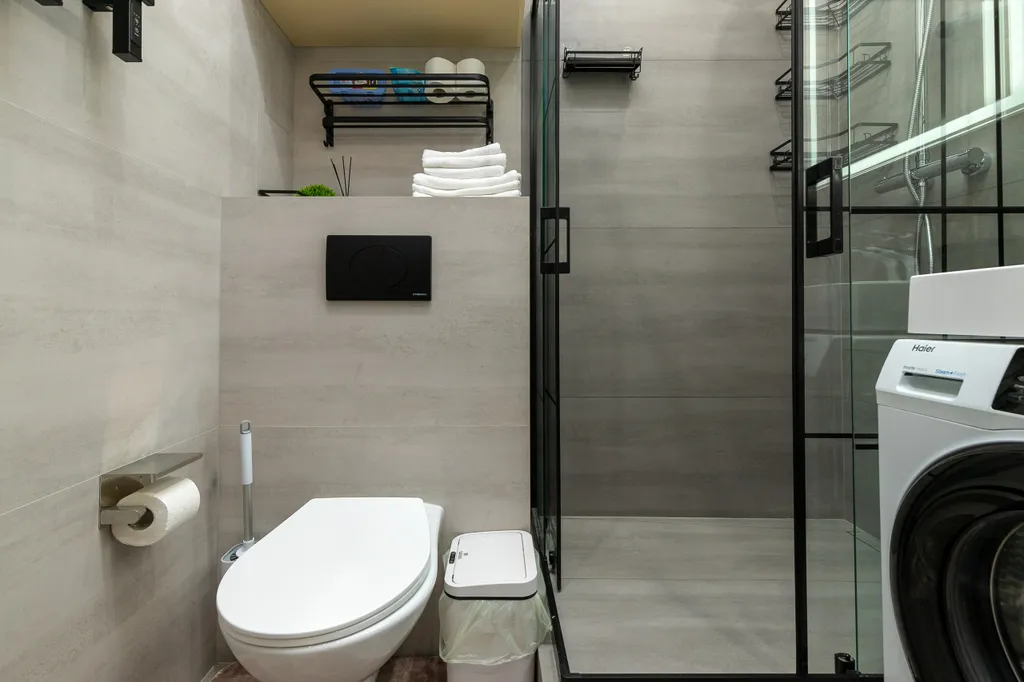 Большая современная студия у моря с видом на горы