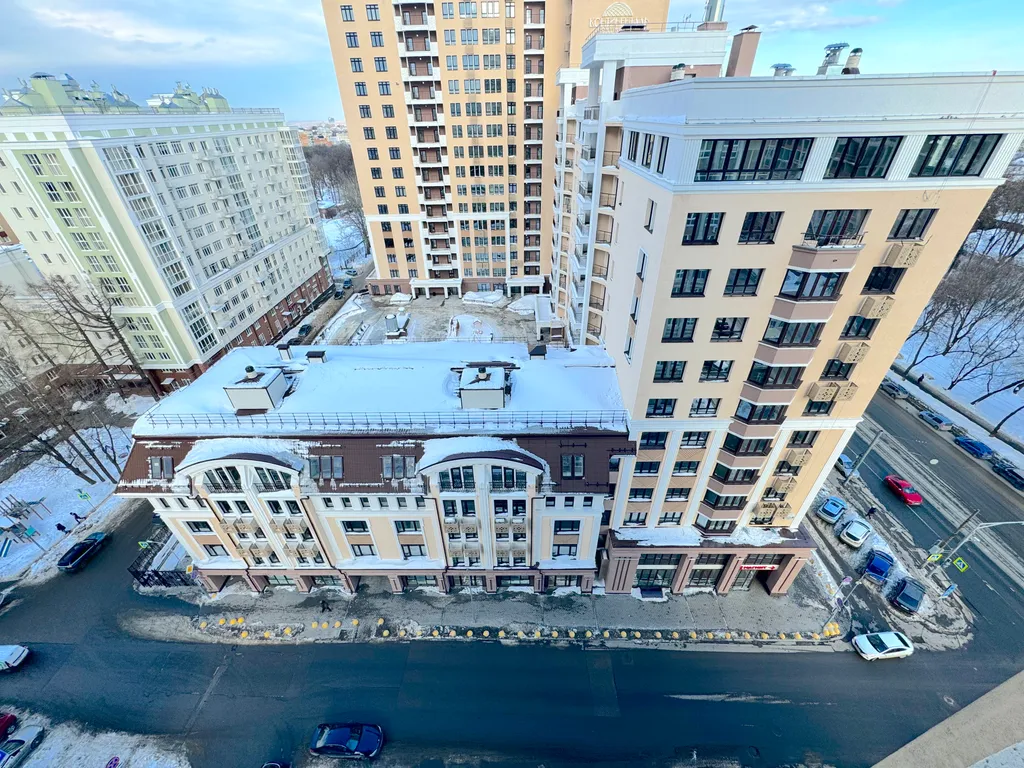 Квартира Комфортная квартира в новом доме с балконом и джакузи в центре города — Нижний Новгород