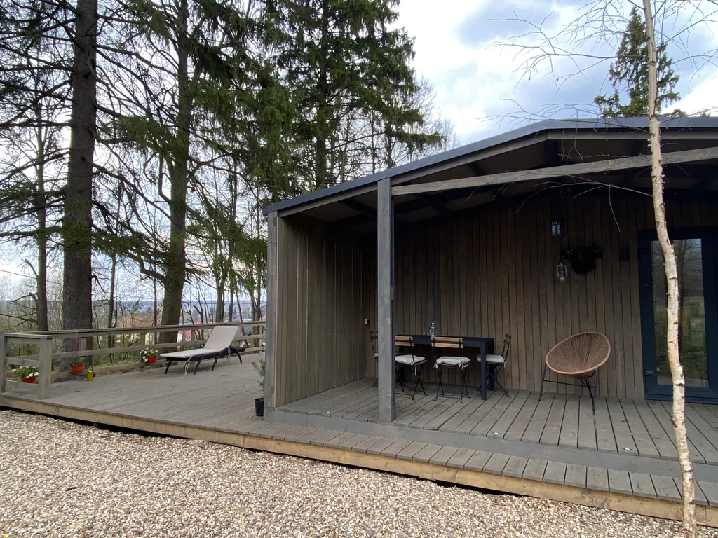 Коттедж Домик Хирви уютный коттедж на отдельном участке с вековыми деревьями — Москва