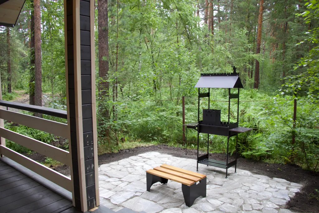 Двухместный летний дом, Однокомнатный Шале в лесу