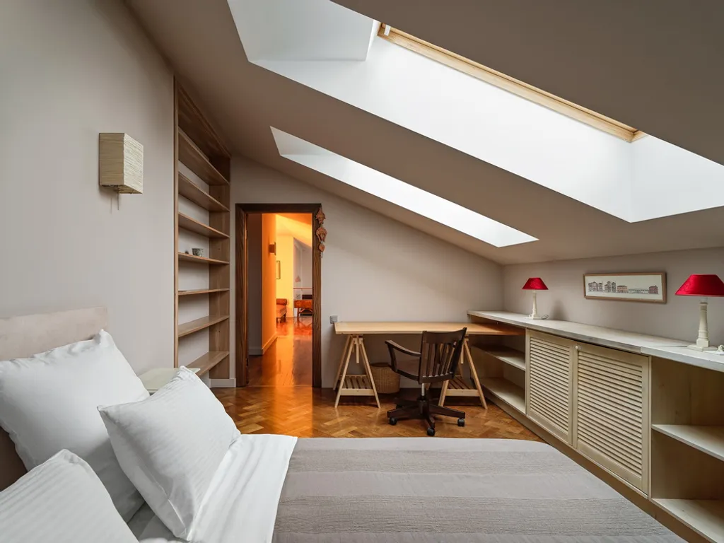 Двухуровневые апартаменты Palazzo с высокими потолками