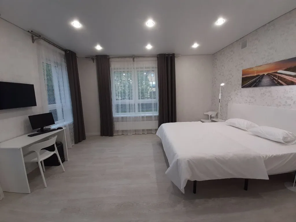 Квартира с участком, барбекю зона, закрытая территория, парковка