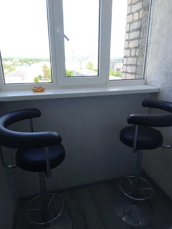 Студия с красивым видом