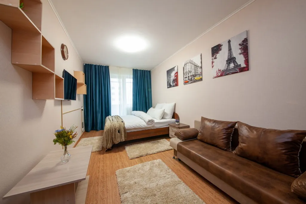 Двухкомнатная квартира, расположеная в новом центре города