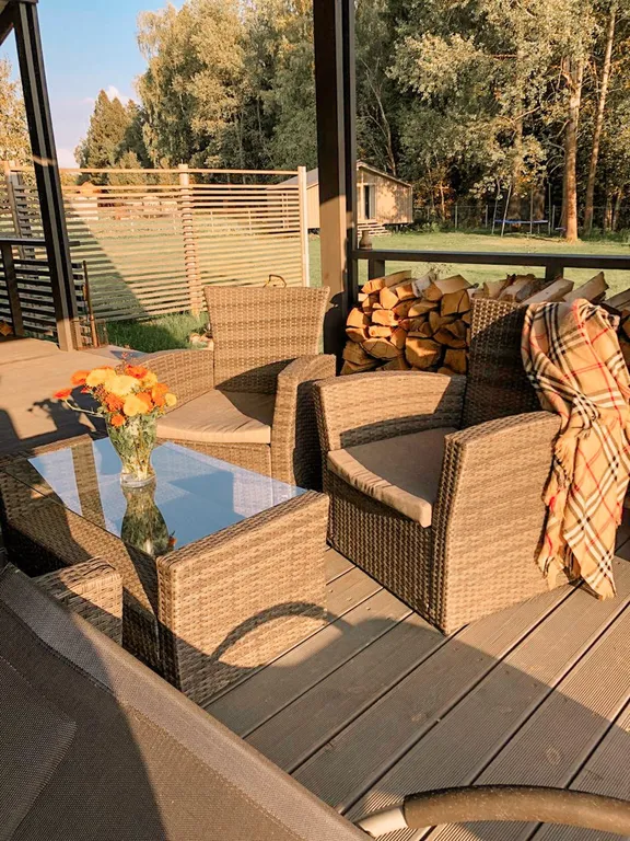 Райское гнёздышко с камином