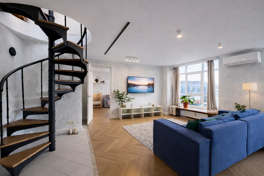 Квартира Квартира Просторный апартамент с террасой напротив Павловского парка — Пушкин