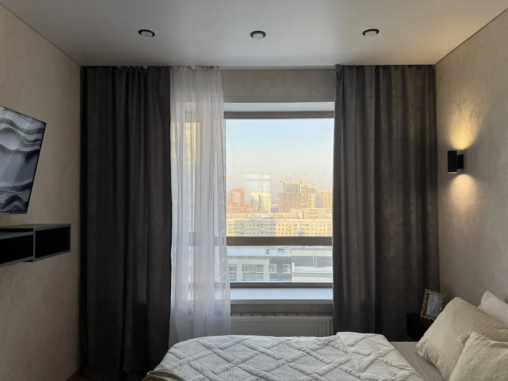 Квартира Квартира Просторная евродвушка с двумя Smart-TV в Прованс — Новосибирск