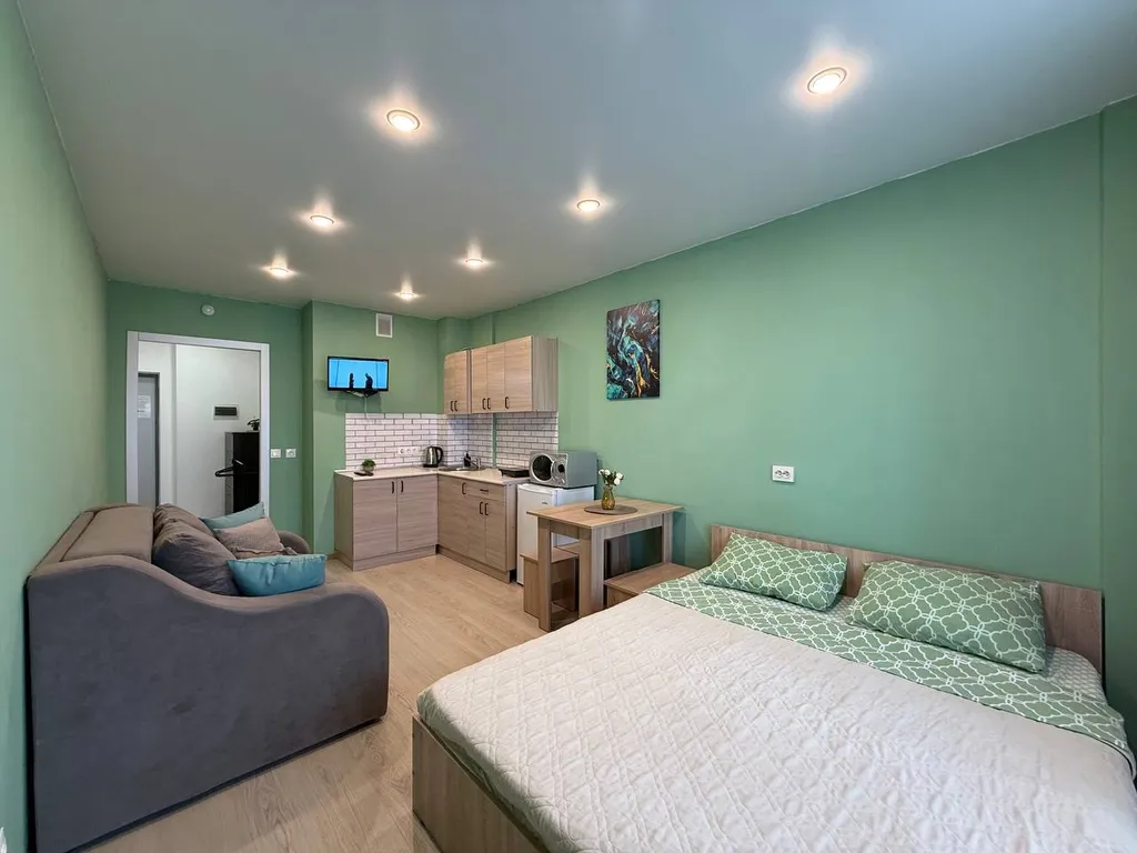 Квартира Квартира Новая студия рядом с аквапарком — Новосибирск