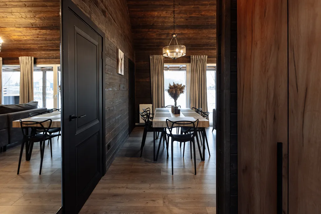 Дом с баней на озере