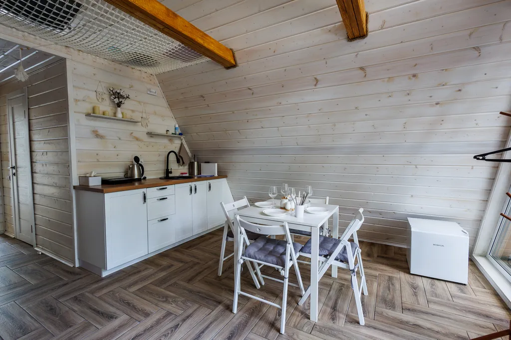 Коттедж Коттедж Уютный А-фрейм в дубовом лесу — Кузяево